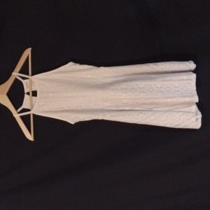 Sz M Mossimo cream colored skater dress
